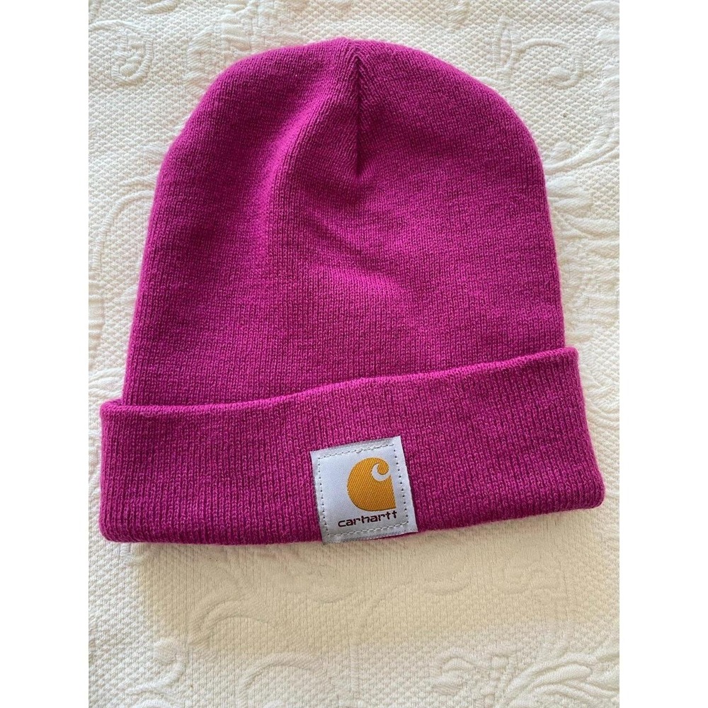 Carhartt Beanie Hat Fuchsia OSFM s2